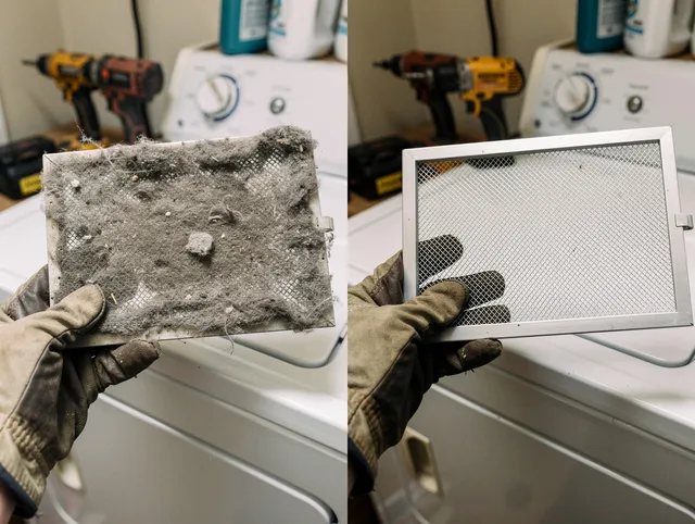 Professional lint trap cleaning by Riverview Dryer Vent Cleaning in Riverview