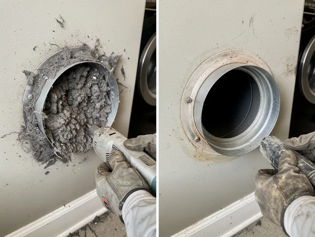 Professional clogged vent cleaning by Riverview Dryer Vent Cleaning in Riverview