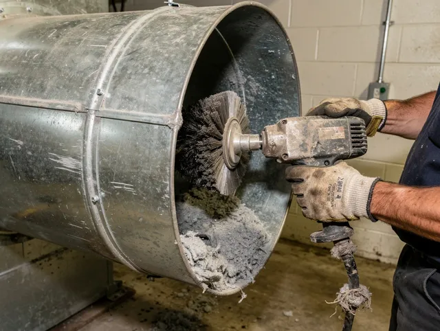 Industrial-grade dryer vent cleaning by Riverview Dryer Vent Cleaning in Riverview